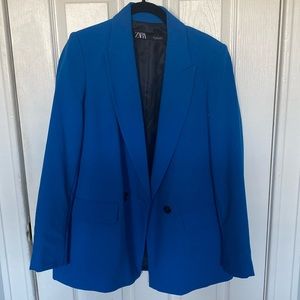 Vivid blue Zara Blazer